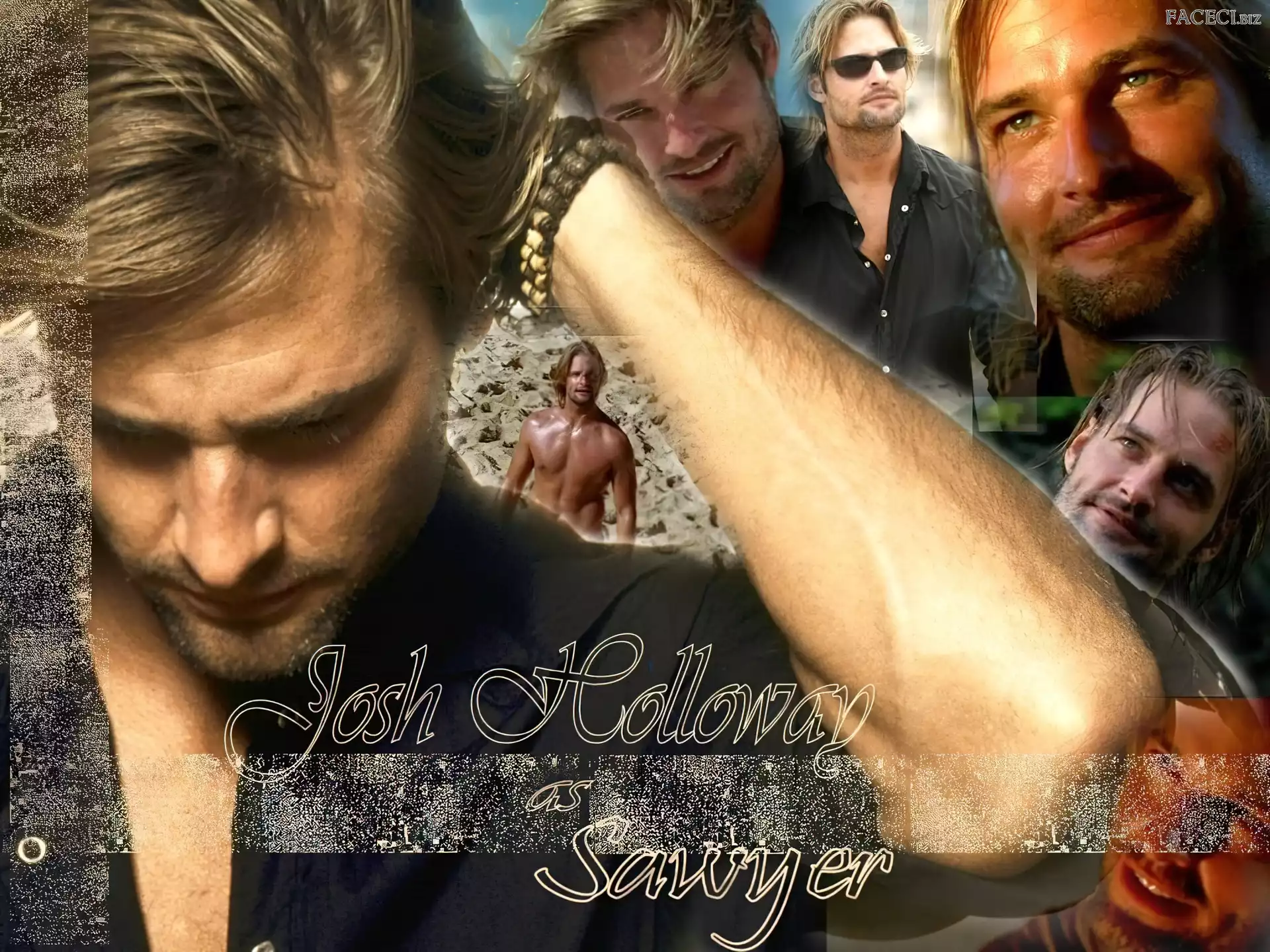 Josh Holloway, Zagubieni, twarze, Serial, Lost